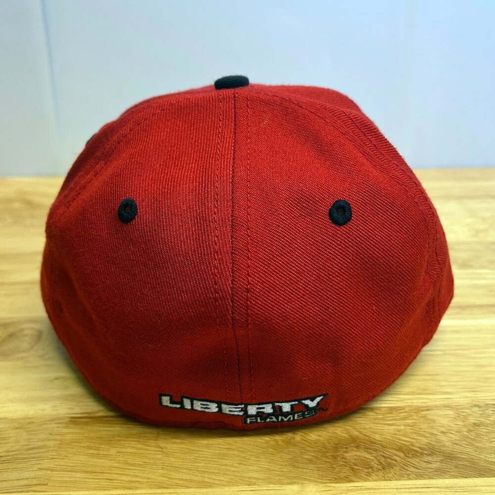Liberty University Flames The Game Pro Fitted Cap/Hat (Size 7 1/8) - Picture 2 of 3
